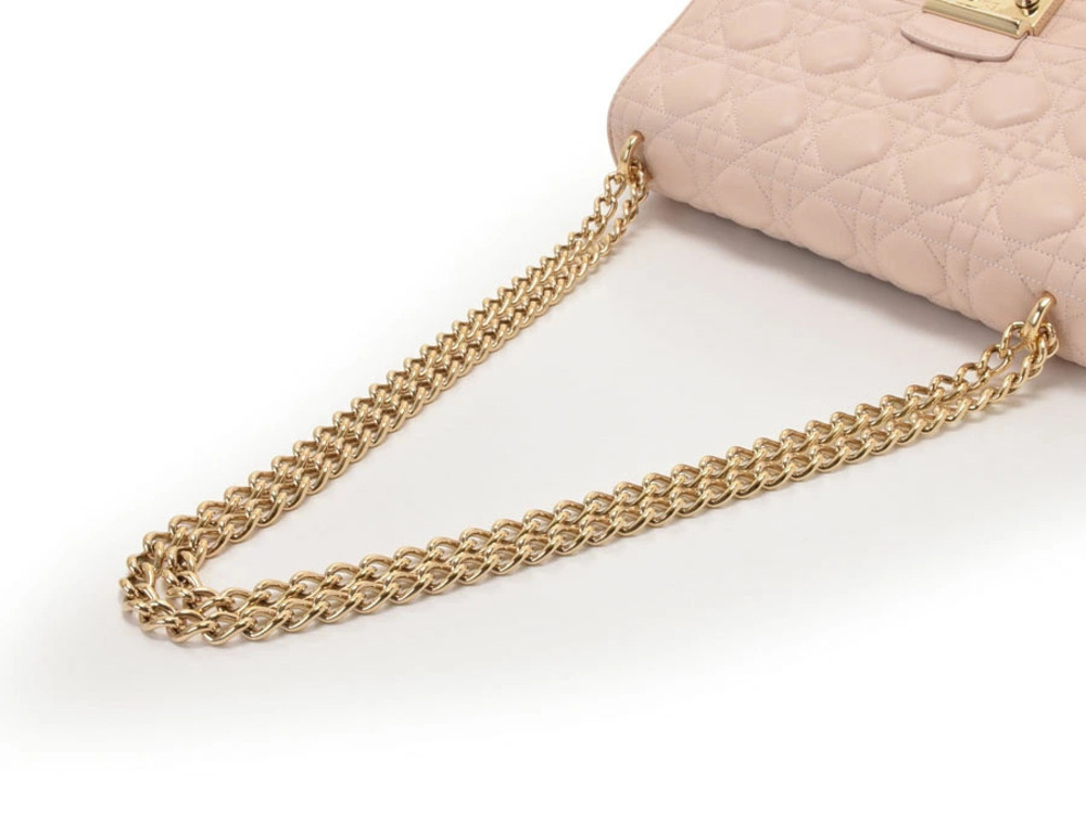 Dior Chain Lambskin Shoulder Pink Purple MISS Bag